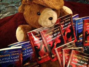 Would you buy a book from this bear?